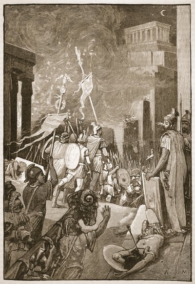 De aanval op de citadel van Carthago door English School