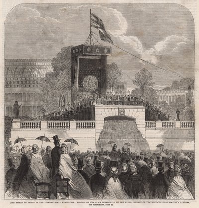 De toekenning van prijzen op de Internationale Tentoonstelling door English School