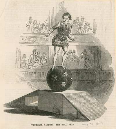 De balprestatie, Vauxhall Gardens, Londen door English School