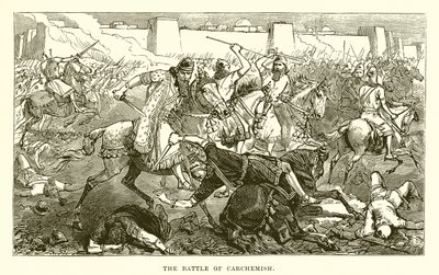 De slag bij Carchemish door English School