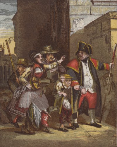 De koster van de parochie door English School