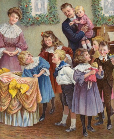 De zemeltobbe (kleurenlitho) door English School