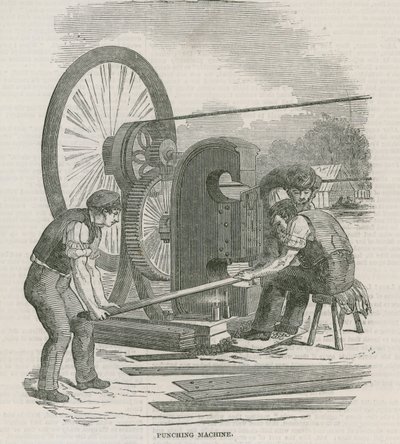 Het gebouw in Hyde Park, Londen, voor de Grote Tentoonstelling van 1851 door English School