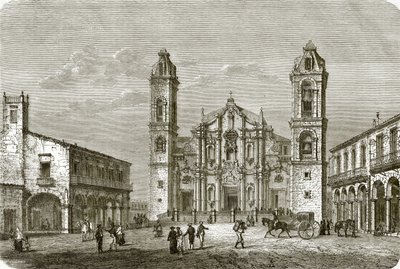 De kathedraal van Havana door English School