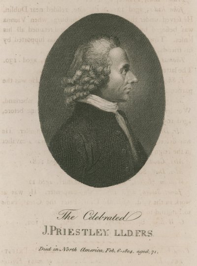 De beroemde Joseph Priestley door English School
