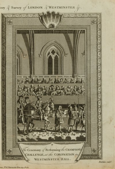 De ceremonie van het uitvoeren van de uitdaging van de kampioen door English School