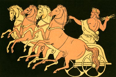 De wagen van Zeus door English School