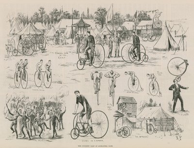 Het fietserskamp bij Alexandra Park door English School
