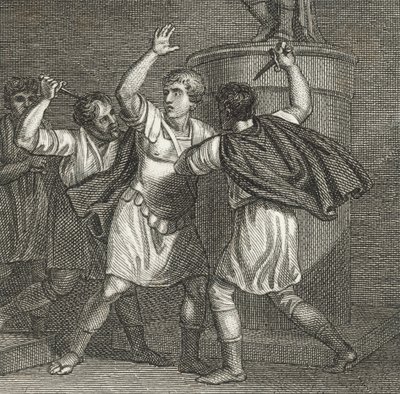De dood van Julius Caesar door English School
