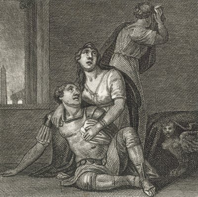 De dood van Marcus Antonius door English School