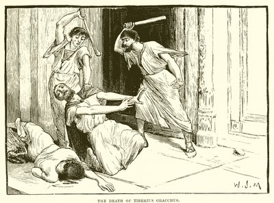 De dood van Tiberius Gracchus door English School