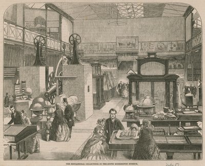 De educatieve collecties in het South Kensington Museum, Londen door English School