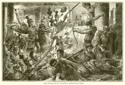 De intocht van Cornelius Sulla in Rome door English School