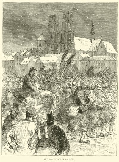 De evacuatie van Orléans, december 1870 door English School