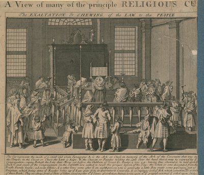 De verheffing of het tonen van de wet aan het volk door English School