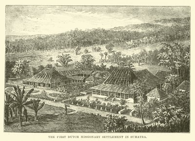 De eerste Nederlandse zendingspost in Sumatra door English School