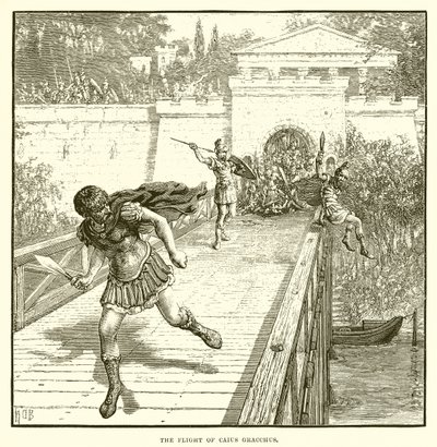 De vlucht van Caius Gracchus door English School