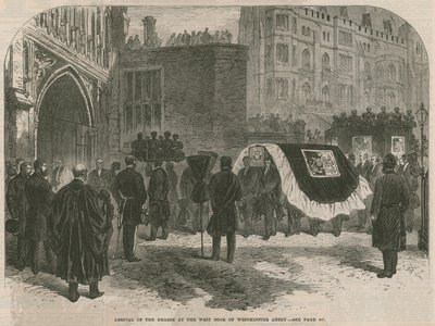 De begrafenis van Lord Palmerston door English School