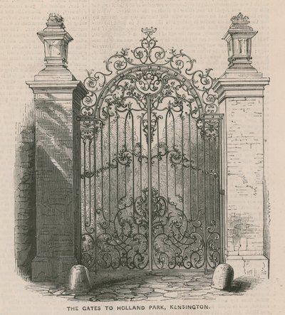 De poorten naar Holland Park, Kensington door English School