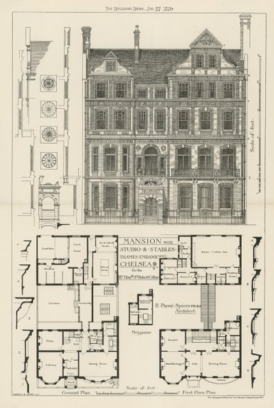 Het huis van Sir Robert Collier door English School