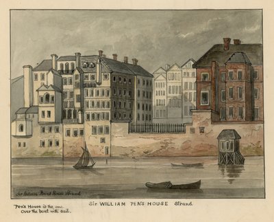 Het huis van Sir William Penn door English School