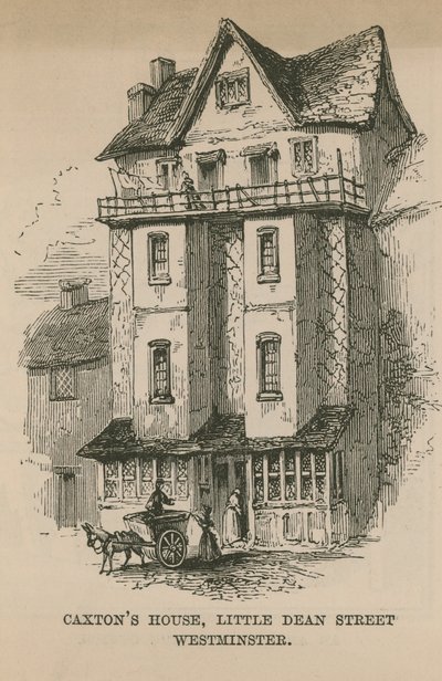 Het huis van William Caxton door English School