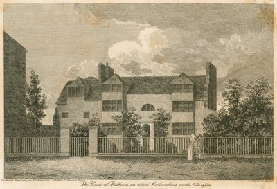 Het huis in Parsons Green, nabij Fulham, Londen, waar Samuel Richardson Clarissa schreef door English School
