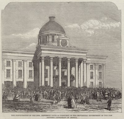 De Inhuldiging van de Eerwaarde Jefferson Davis door English School