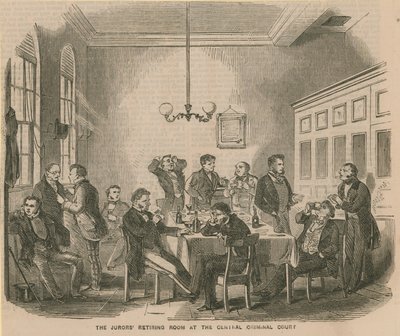 De jurykamer bij het Centraal Strafhof door English School