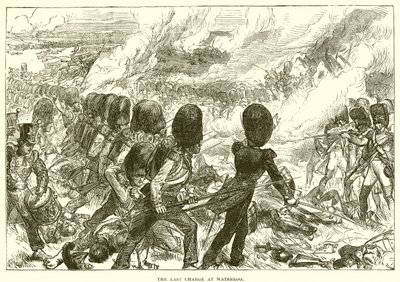 De laatste aanval bij Waterloo door English School