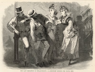 De laatste sensatie in filantropie; Een middernachtmissie voor jonge mannen door English School
