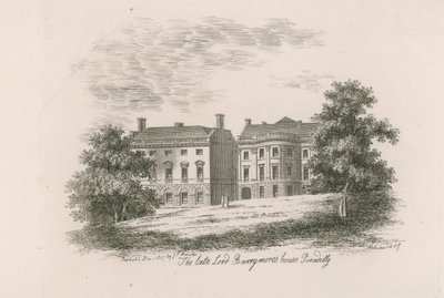 Het huis van de overleden Lord Barrymore, Piccadilly, Londen door English School
