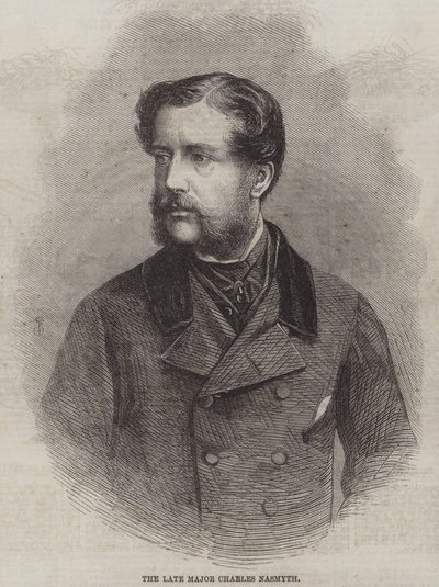 De overleden Majoor Charles Nasmyth door English School