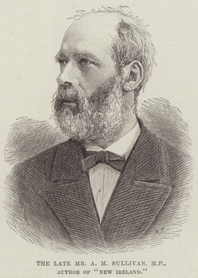 De overleden Mr A M Sullivan, MP, Auteur van 