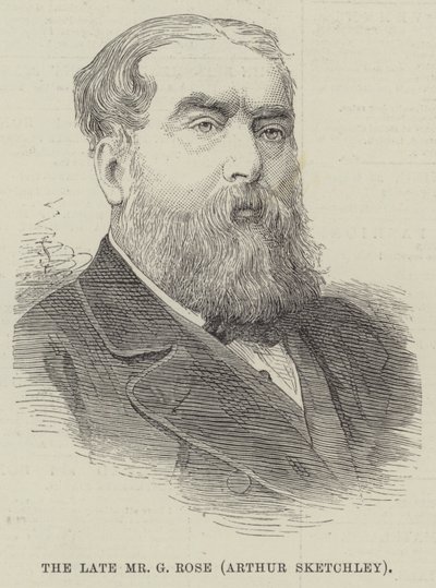 De overleden Mr G Rose, Arthur Sketchley door English School