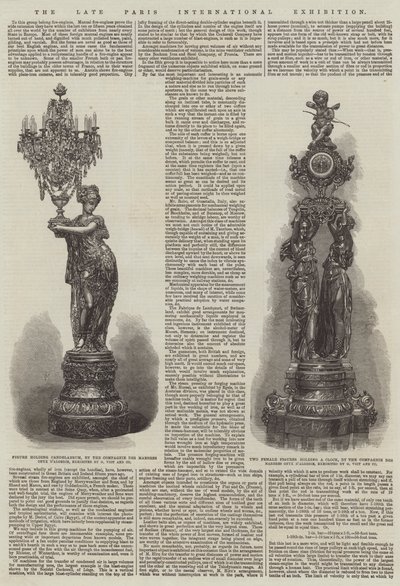 De laatste Internationale Tentoonstelling van Parijs (gravure) door English School