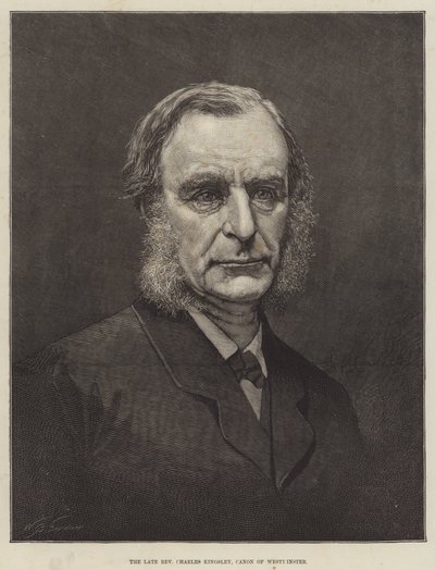 Wijlen dominee Charles Kingsley, kanunnik van Westminster (gravure) door English School