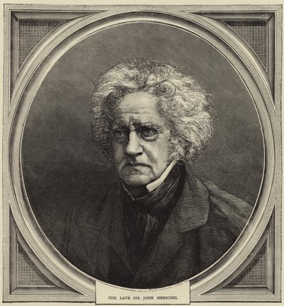 De overleden Sir John Herschel door English School
