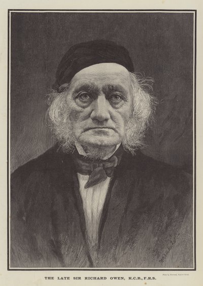 De overleden Sir Richard Owen, KCB, FRS door English School