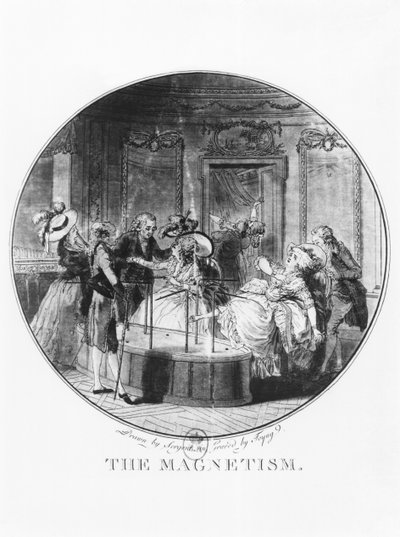 Het magnetisme, 1785 door English School