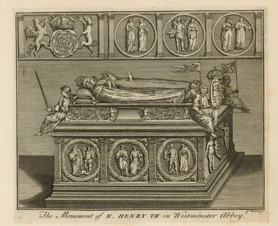 Het monument van Koning Hendrik VII door English School