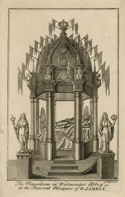 Het monument voor Koning James I door English School