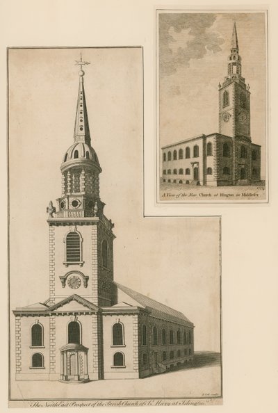 De nieuwe kerk, St. Marys, Islington door English School