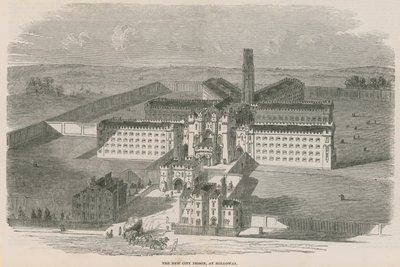 De nieuwe stadsgevangenis in Holloway door English School