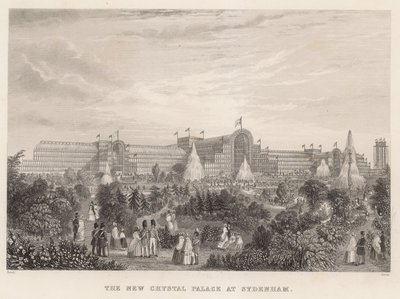 Het nieuwe Crystal Palace in Sydenham door English School