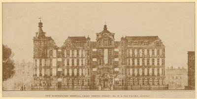 Het nieuwe Homeopathisch Ziekenhuis, Great Ormond Street door English School