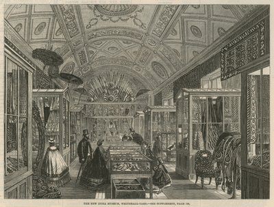 Het nieuwe India Museum, Whitehall Yard, Londen door English School