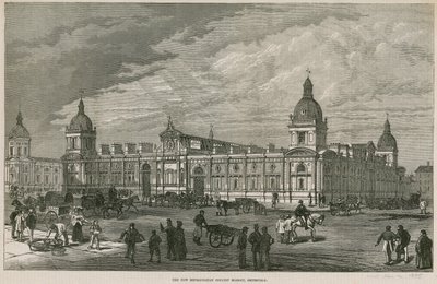 De nieuwe Metropolitan Poultry Market, Smithfield door English School