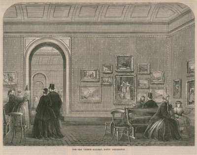 De nieuwe Vernon Galerij in South Kensington door English School