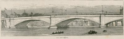 De nieuwe brug over de rivier de Theems bij Putney door English School